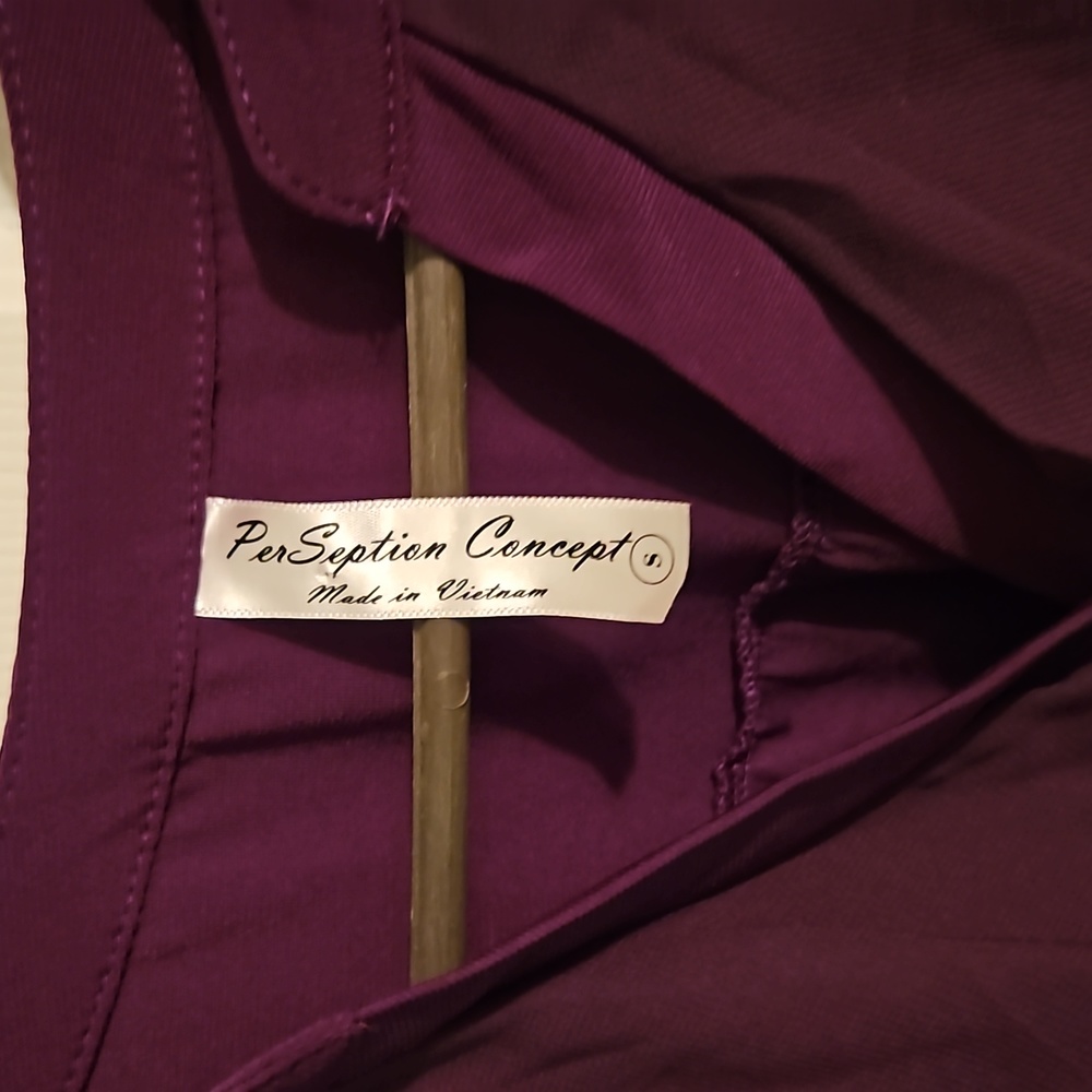 Purple Ruffled Blouse - Picture 3 of 3